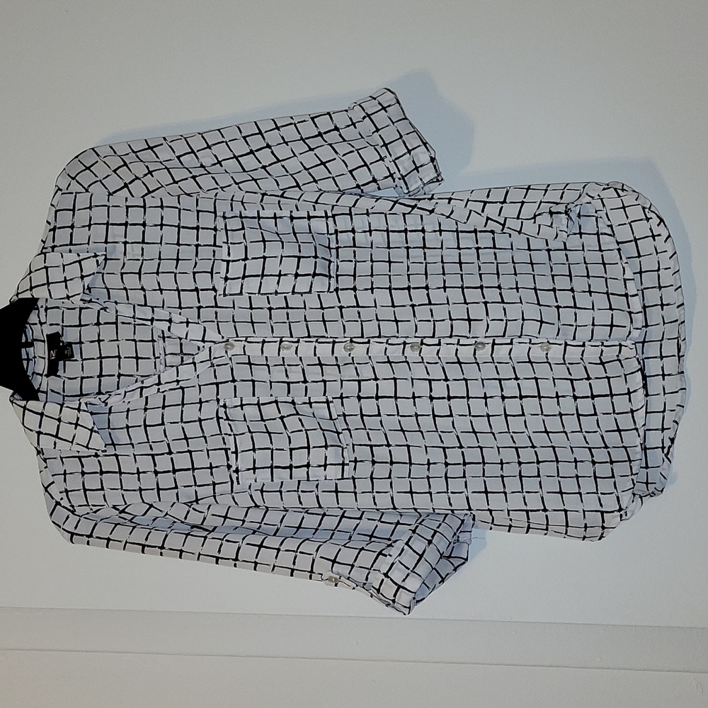 Taking Down 5/6 V Neck Button Up Shirt